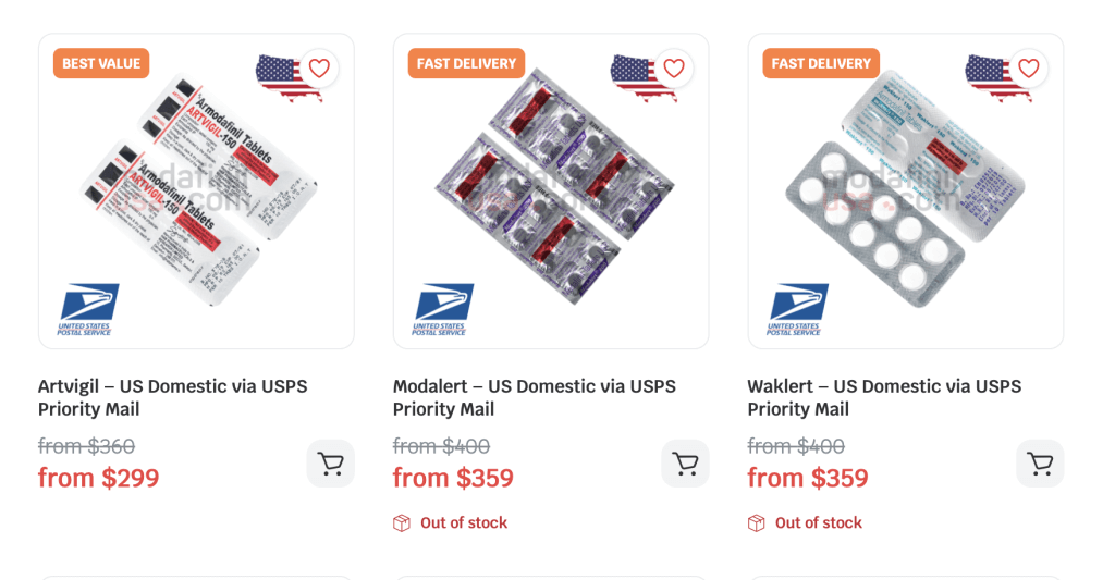 Modafinil online USA