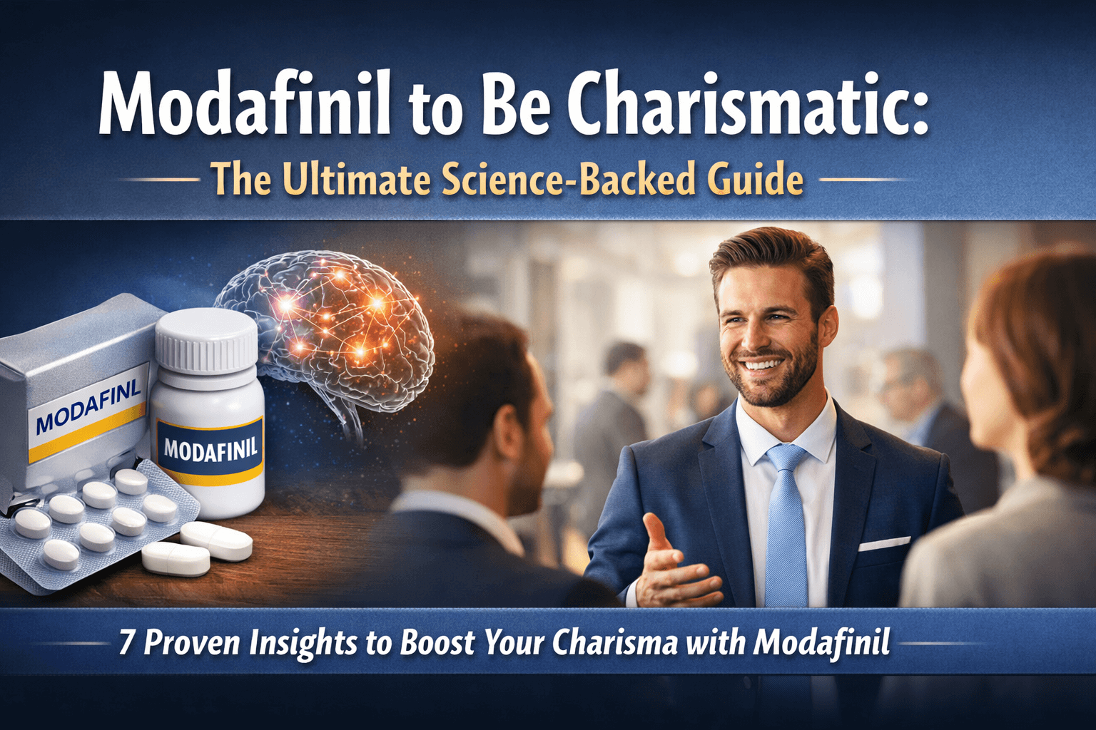 Modafinil to Be Charismatic