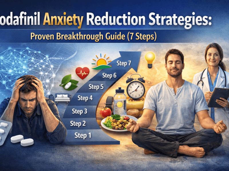 Modafinil anxiety reduction strategies