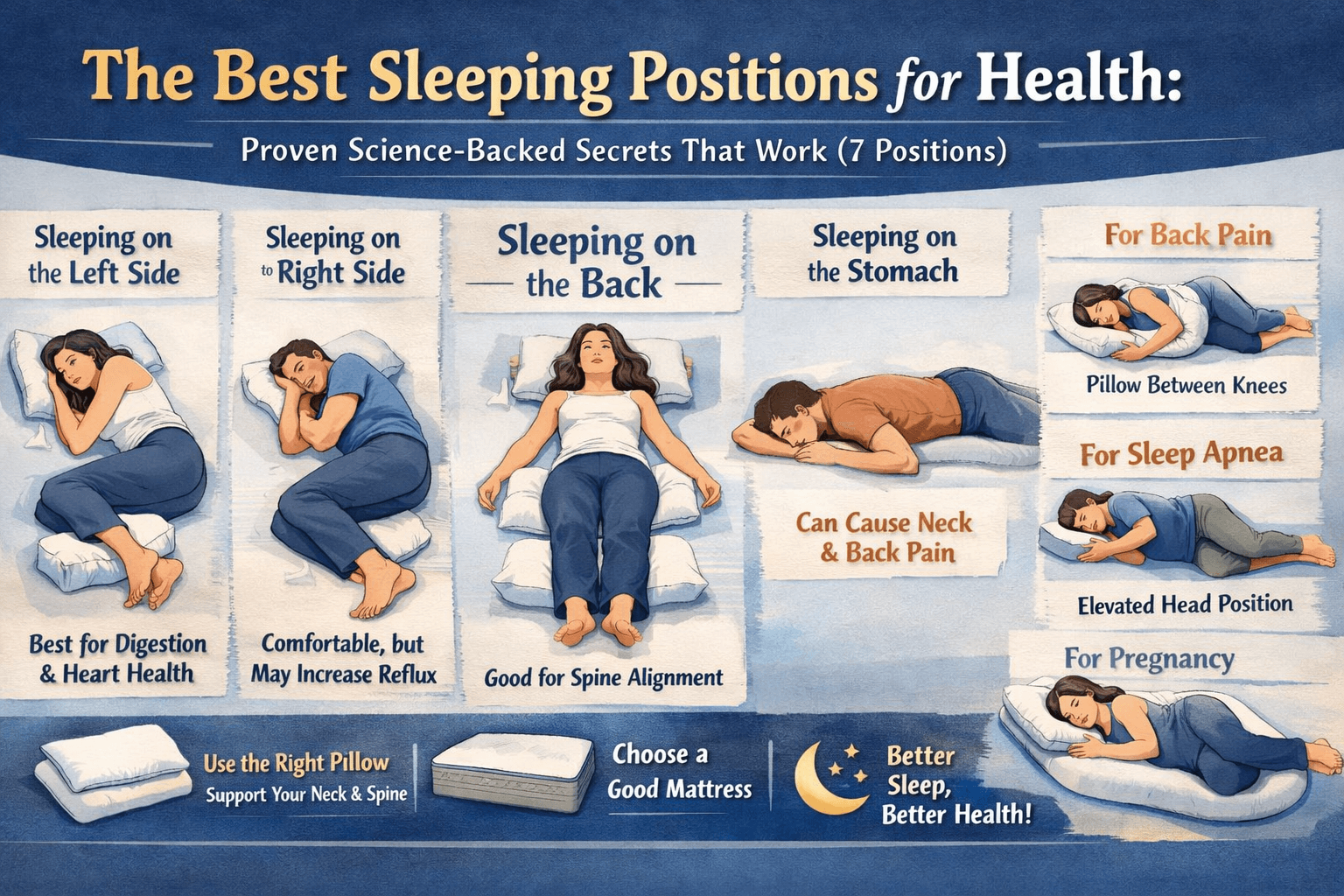 The Best Sleeping Positions for Health