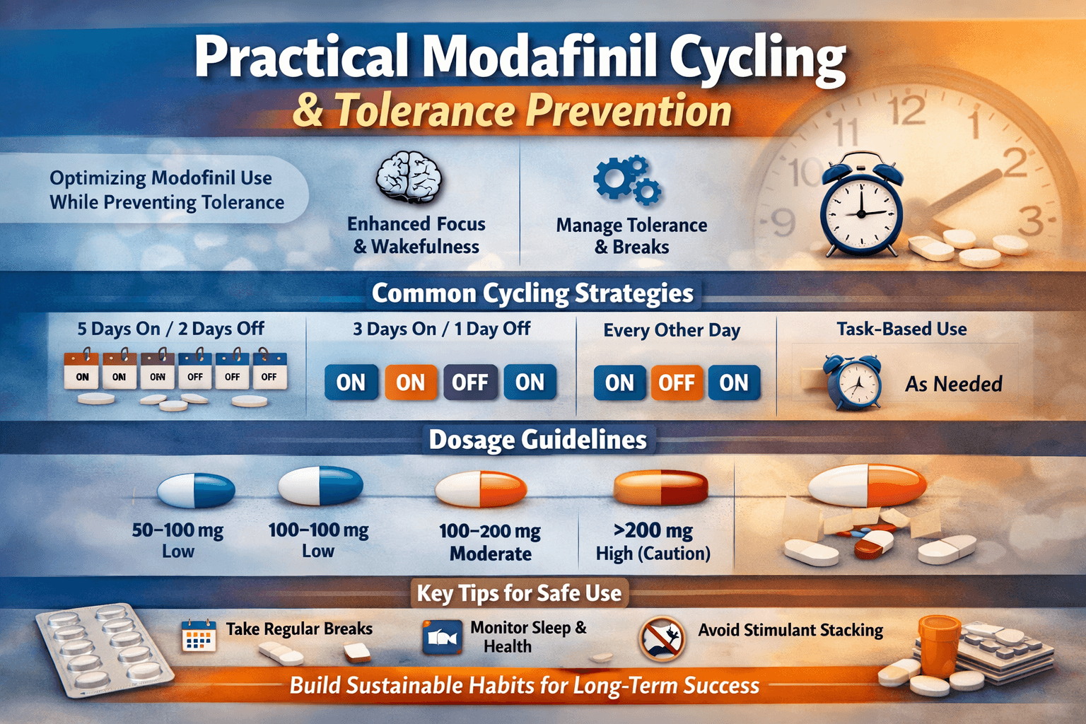 Modafinil Cycling and Tolerance Prevention